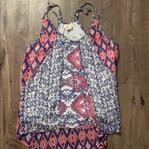 Floral tank top